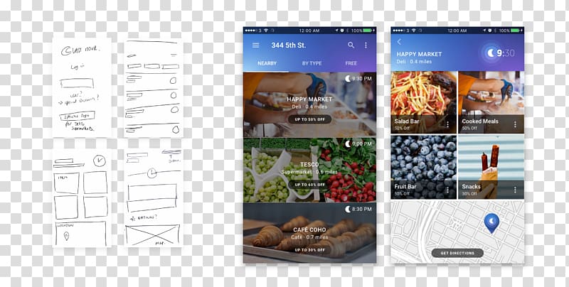 Display advertising Smartphone Multimedia Brand, snack bar menu transparent background PNG clipart