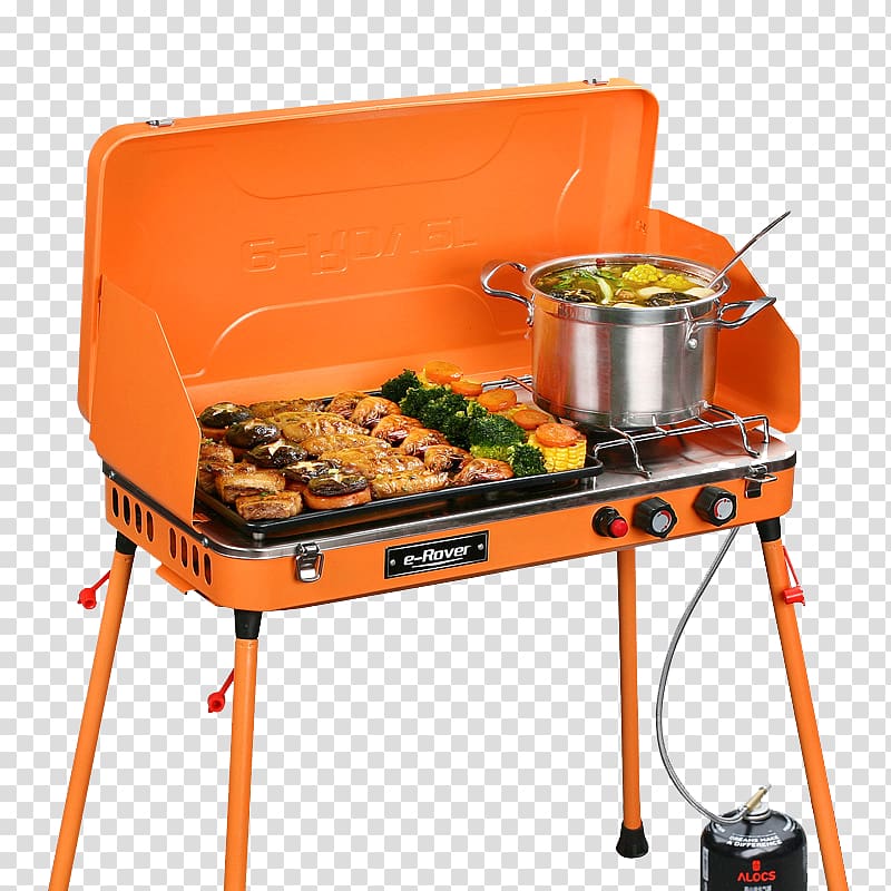 Barbecue Furnace Gas stove Oven Camping, Grill and stove transparent background PNG clipart