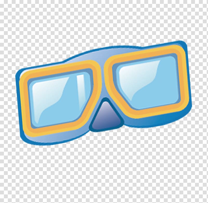 Swimming Goggles Underwater diving, Swimming Goggles transparent background PNG clipart