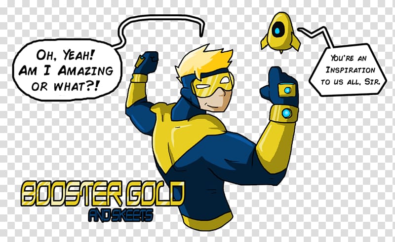 Skeets Booster Gold Character Comics Fan art, booster gold redesign transparent background PNG clipart