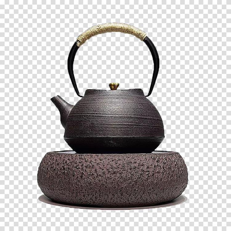 White tea Oolong Da Hong Pao Green tea, Electric ceramic stove transparent background PNG clipart