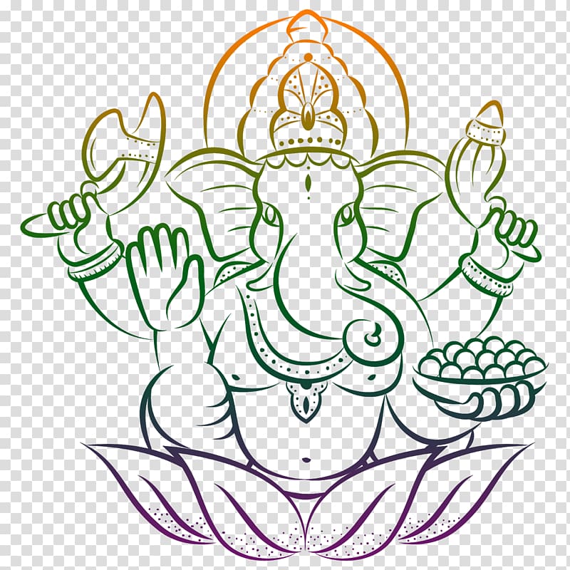 Ganesha Ganesh Chaturthi Hinduism Om, ganesha transparent background PNG clipart