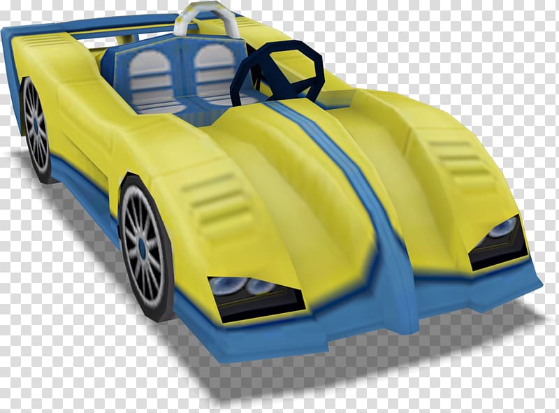 Crash Tag Team Racing Sports car PlayStation 2 Vehicle, race car transparent background PNG clipart