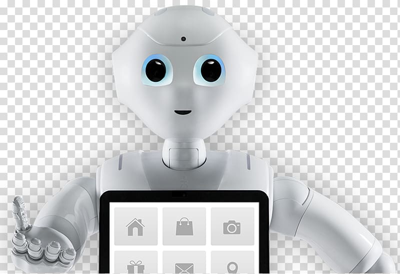Robot Sensor Shopping Pepper Robot Transparent Background Png Clipart Hiclipart