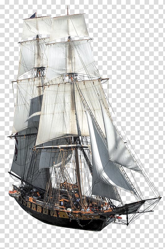 Sail Brigantine Clipper Barque Galleon, sail transparent background PNG clipart
