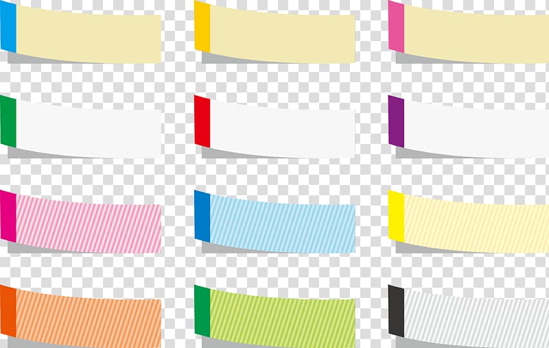 sticky note strips illustration, Paper Post-it note u4fbfu6761, Paper notes transparent background PNG clipart