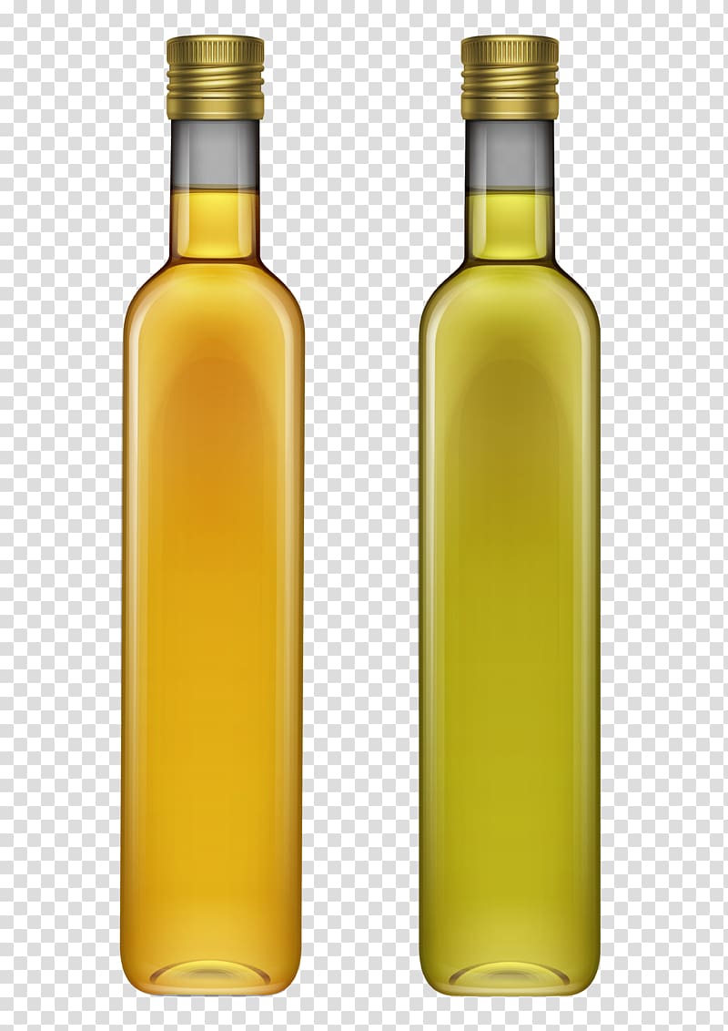 Vegetable oil Glass bottle, Bottle design transparent background PNG clipart
