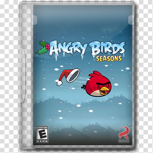 Angry Birds Season DVD case, technology font, Angry Birds Seasons transparent background PNG clipart