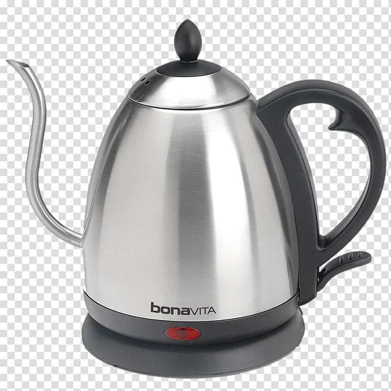 Electric kettle AeroPress Coffeemaker Brewed coffee, kettle transparent background PNG clipart