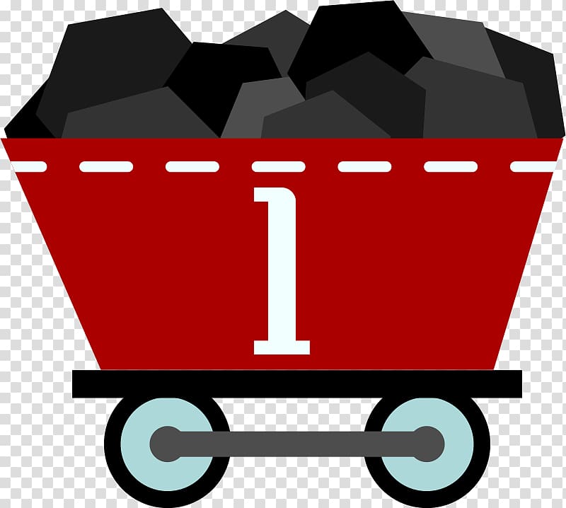 Train Rail transport Coal Railroad car , Red cartoon car pull coal transparent background PNG clipart