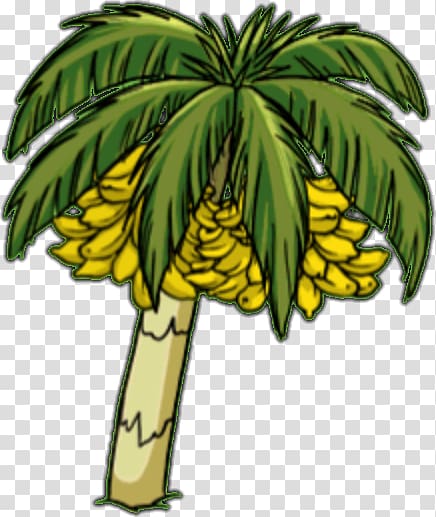 Arecaceae Banana split Coconut Crème de banane, banana transparent background PNG clipart