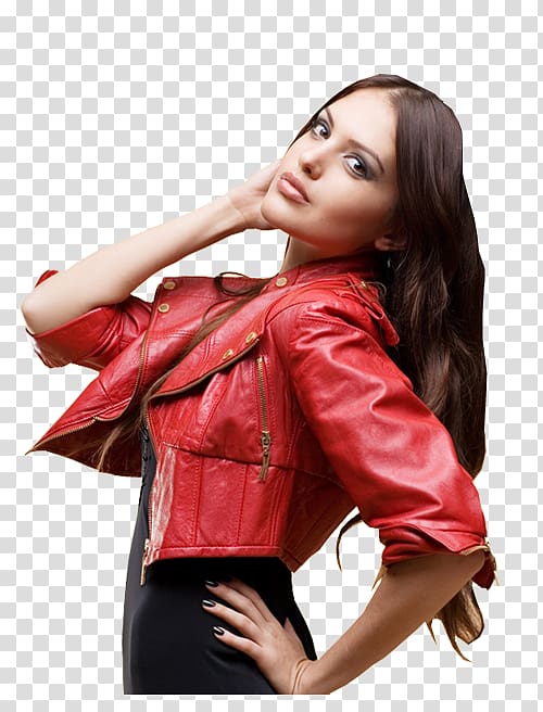 Leather jacket Fashion Tendresse Respect, gf transparent background PNG clipart