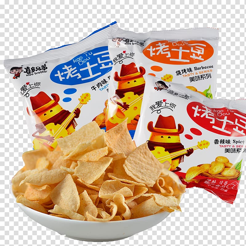 Baked potato Corn flakes Totopo Fast food Potato chip, Kita brothers baked potato chips transparent background PNG clipart