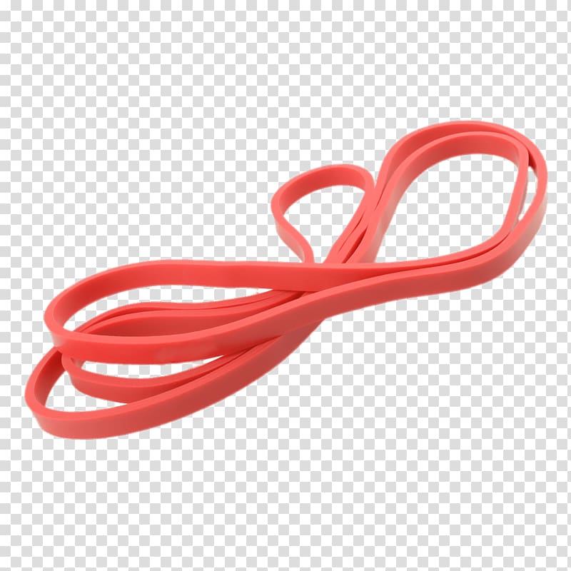 red silicon strap, Red Rubber Bands transparent background PNG clipart