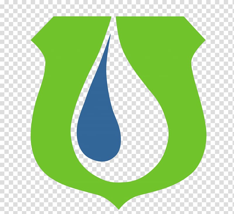 Logo Brand Green Blue, water droplets green leaf logo design transparent background PNG clipart