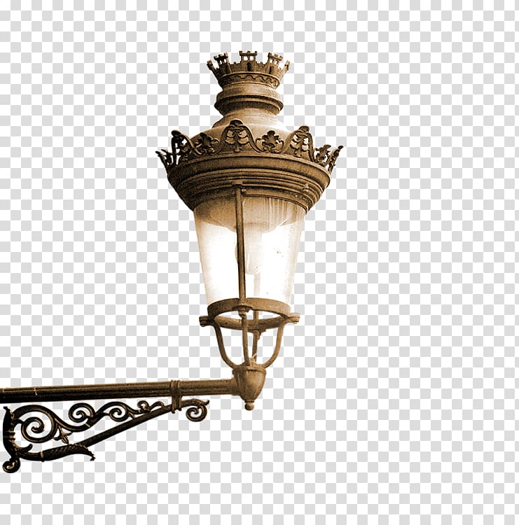 closeup of gray post lamp, Street light Lamp, Street lights transparent background PNG clipart