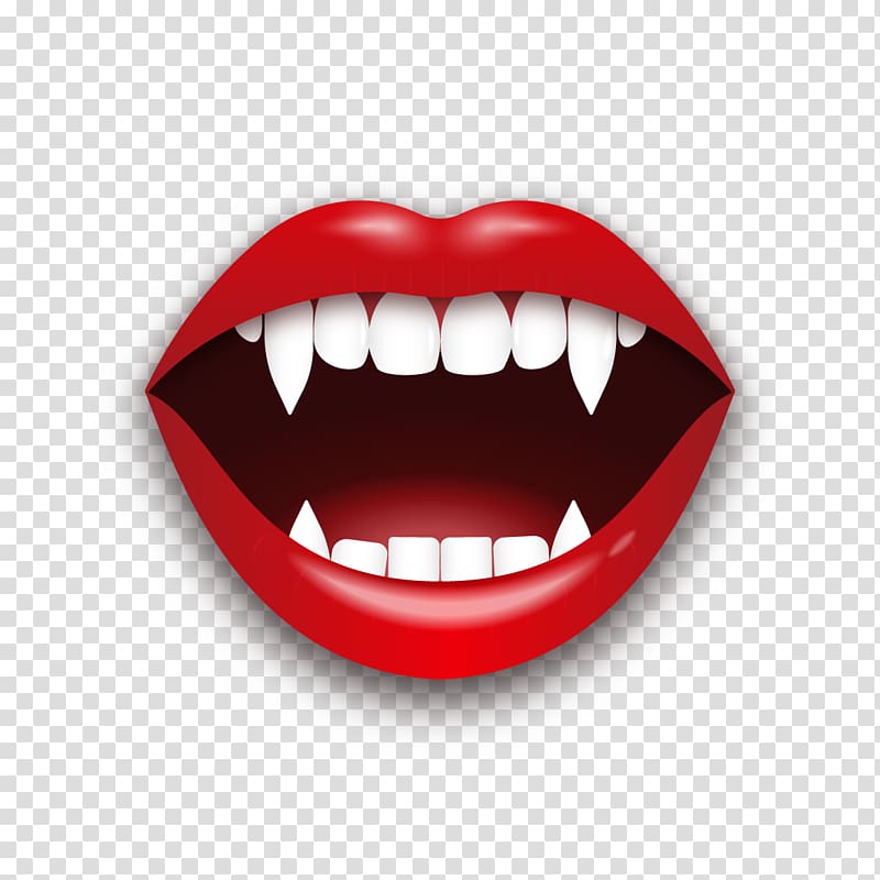 vampire teeth , T-shirt Halloween Paper Party Yuno Gasai, vampire transparent background PNG clipart