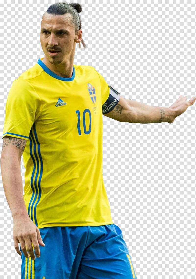 Zlatan Ibrahimović Sweden national football team Jersey Football player, football transparent background PNG clipart