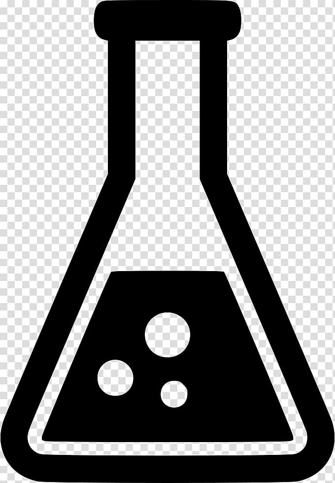 science beaker clip art black and white