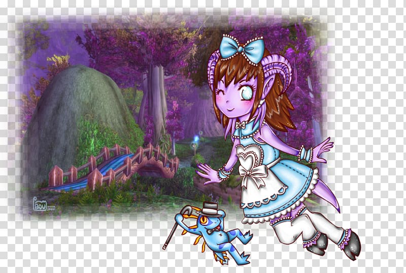 Fairy Desktop Anime Figurine, Warcraft land transparent background PNG clipart