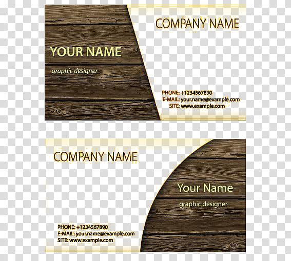 business card template collage, Paper Business card Wood Visiting card, Wood Business Card transparent background PNG clipart