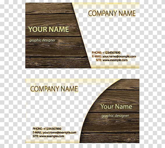 Business Card Template Collage Paper Business Card Wood Visiting Card Wood Business Card Transparent Background Png Clipart Hiclipart