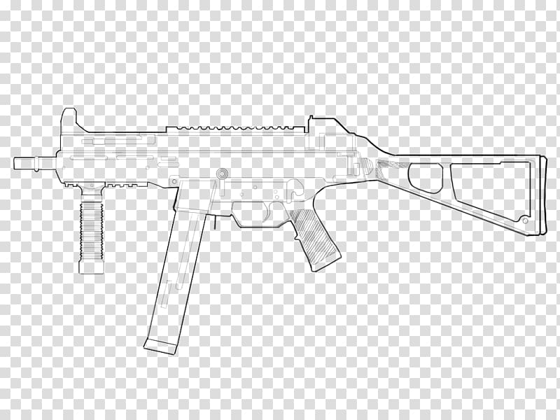 Assault rifle Firearm Trigger Ranged weapon Air gun, assault rifle transparent background PNG clipart