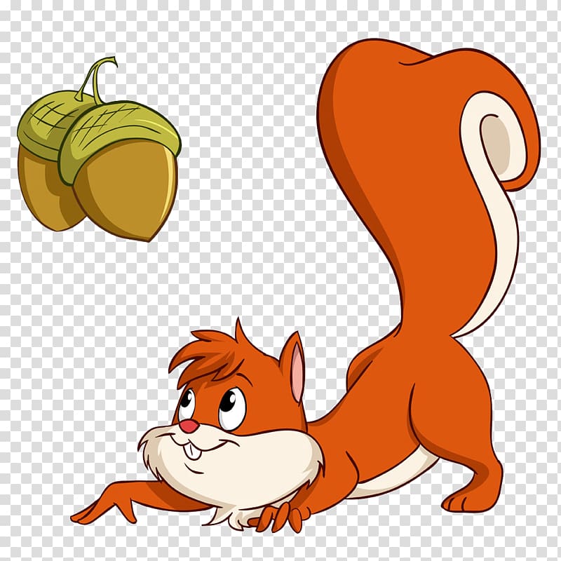 squirrel illustration, Squirrel Cartoon Illustration, squirrel transparent background PNG clipart