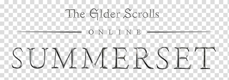 The Elder Scrolls Online: Tamriel Unlimited The Elder Scrolls Online: Summerset Bethesda Softworks ZeniMax Online Studios PlayStation 4, scroll title transparent background PNG clipart