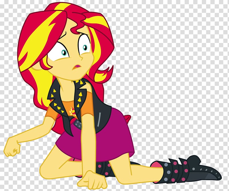 Sunset Shimmer My Little Pony: Equestria Girls Rainbow Dash , silhouettes sunset shimmer equestria girls rainbow transparent background PNG clipart