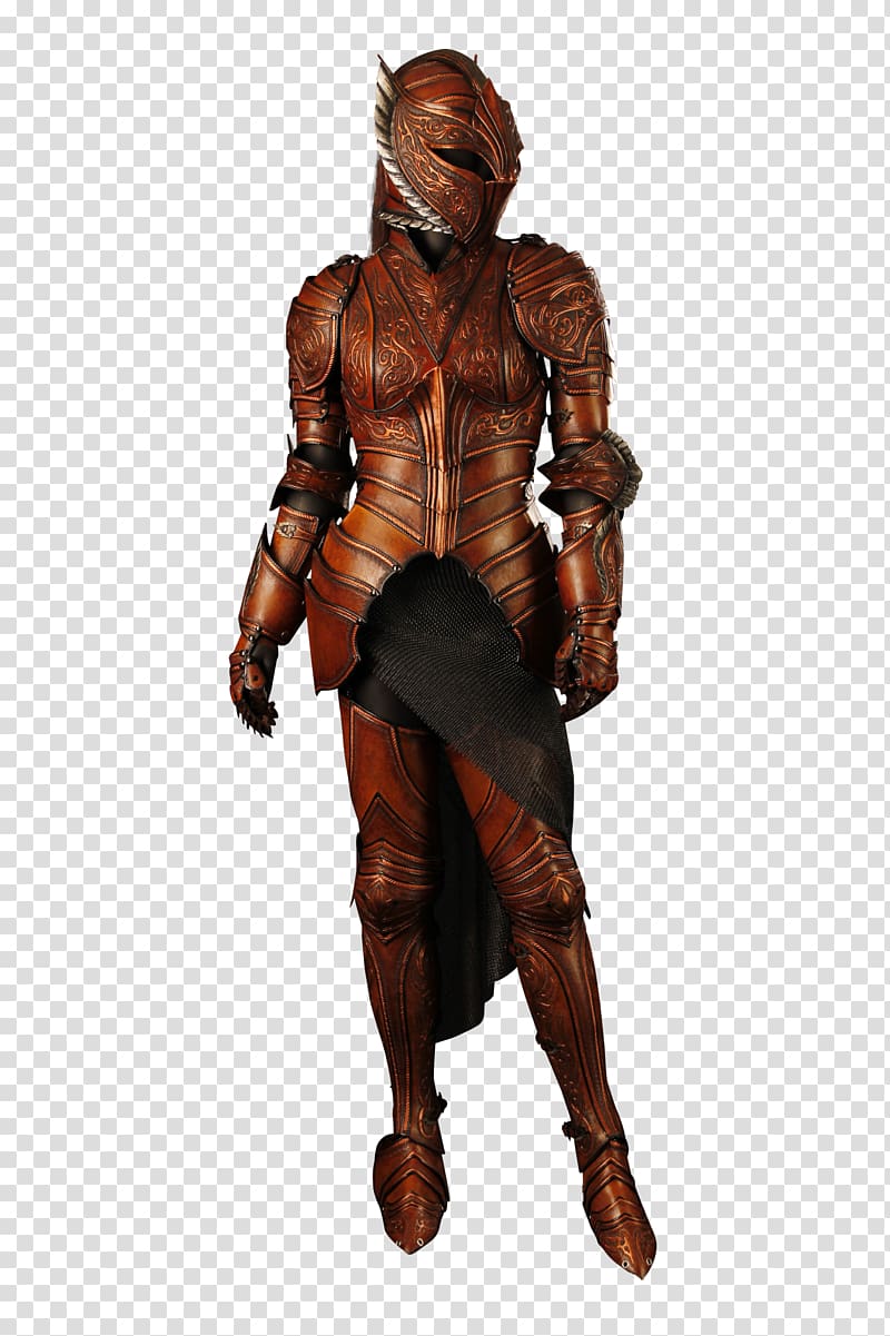 Plate armour Scale armour Body armor Leather, Medieval female transparent background PNG clipart