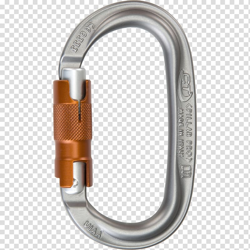 Carabiner Oval Petzl Anchor Climbing, anchor transparent background PNG clipart