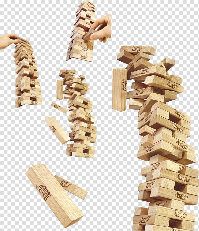 Jenga Game of skill Hasbro Hi Ho! Cherry-O, others transparent background PNG clipart