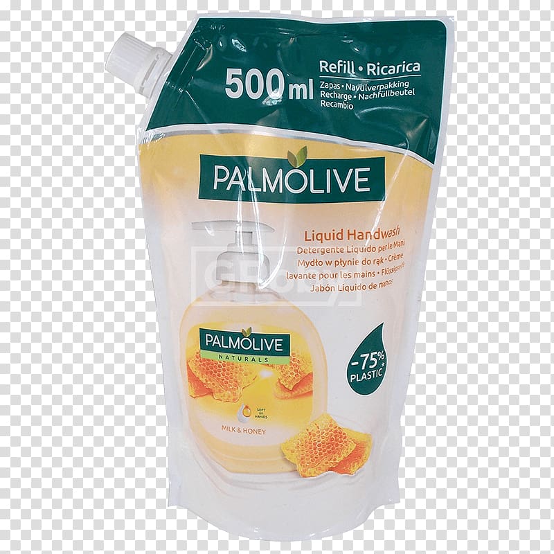 Palmolive Soap Liquid Milliliter, Milk Honey transparent background PNG clipart