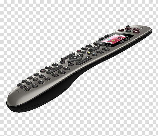 Remote Controls Logitech Harmony Universal remote Television, tv remote control transparent background PNG clipart