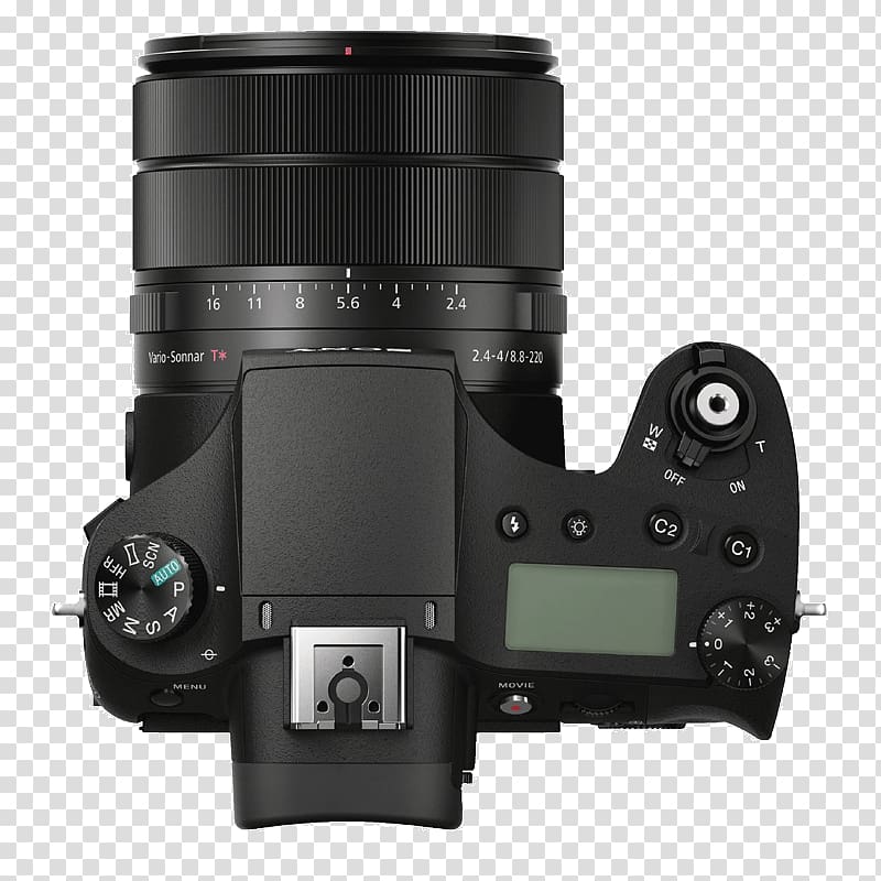Sony Cyber-shot DSC-RX10 II Point-and-shoot camera 索尼 Bridge camera, Camera transparent background PNG clipart