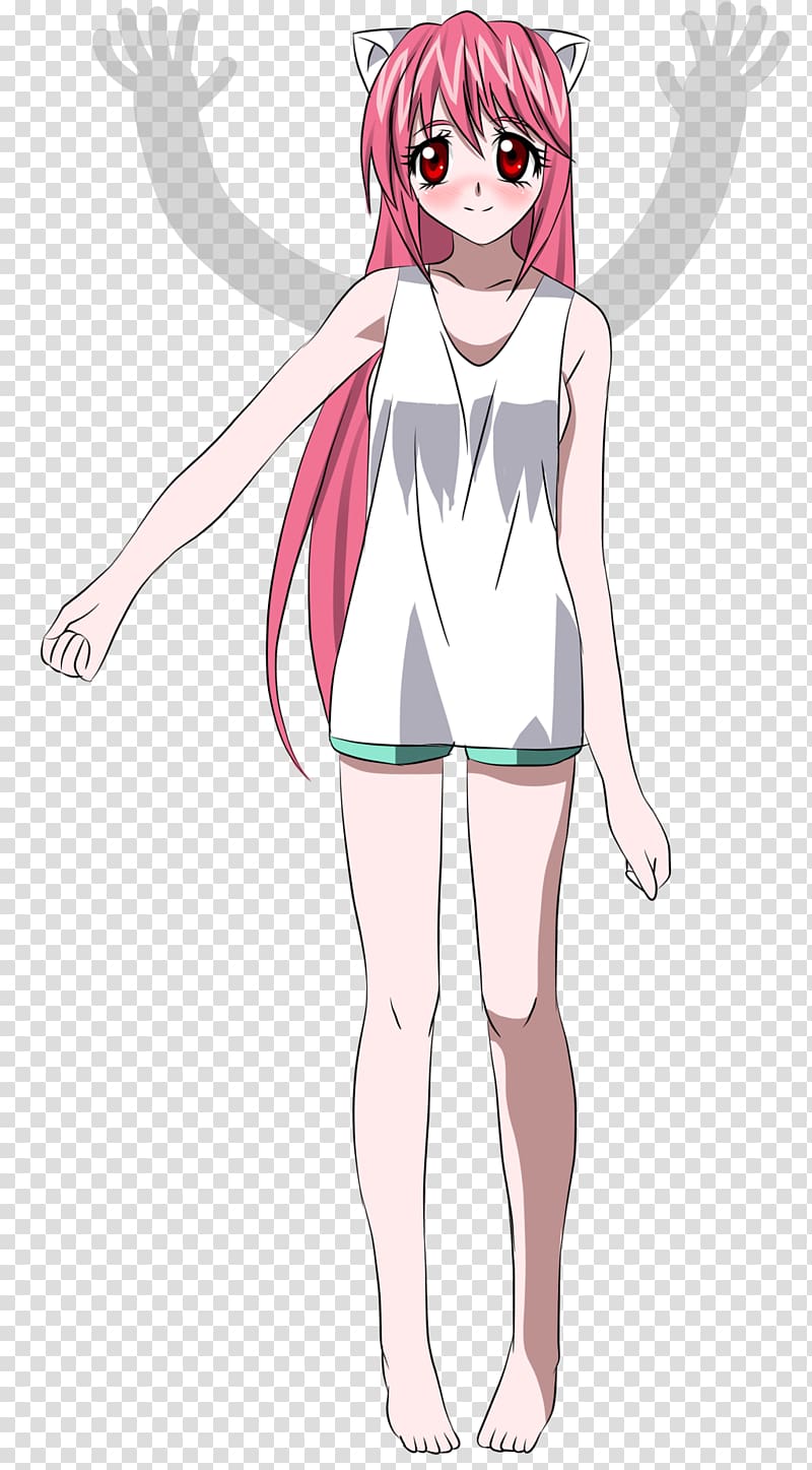 Anime Elfen Lied Diclonius Manga, Anime transparent background PNG clipart