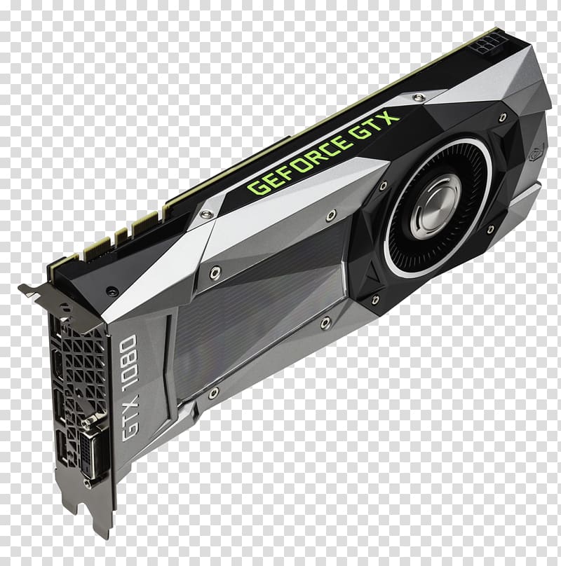 Graphics Cards & Video Adapters NVIDIA GeForce GTX 1080 Graphics processing unit Pascal, gaming gui buttons transparent background PNG clipart