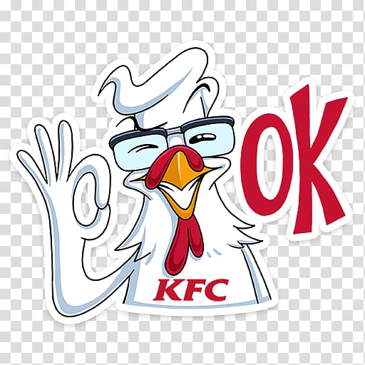 KFC Eleven Sticker VKontakte Word, others transparent background PNG clipart