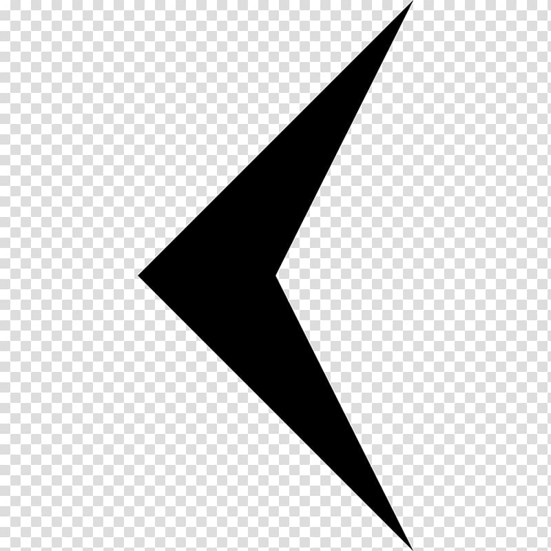 Computer Icons Arrow Symbol Angle Point, left arrow transparent ...