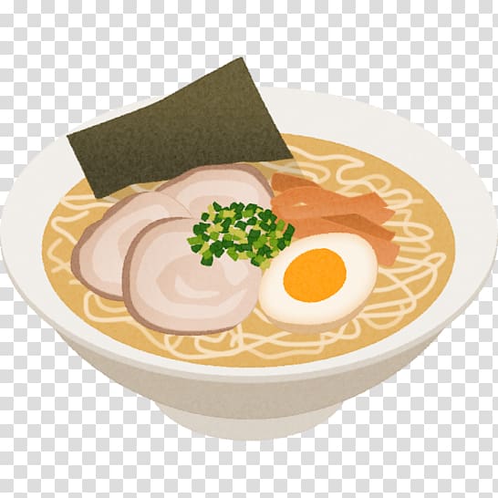 Japanese Cuisine Ramen Char siu 熊本ラーメン Soup, ramen drawing transparent background PNG clipart