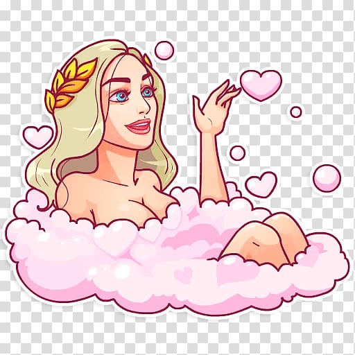 Sticker Telegram Aphrodite Eros , others transparent background PNG clipart