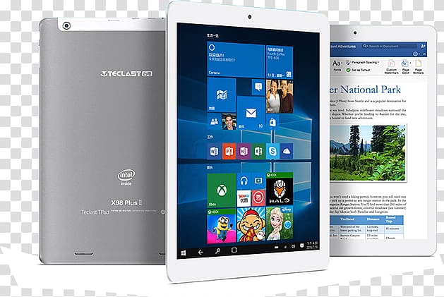 Microsoft Tablet PC Intel Atom Android IPS panel, activity promotion transparent background PNG clipart