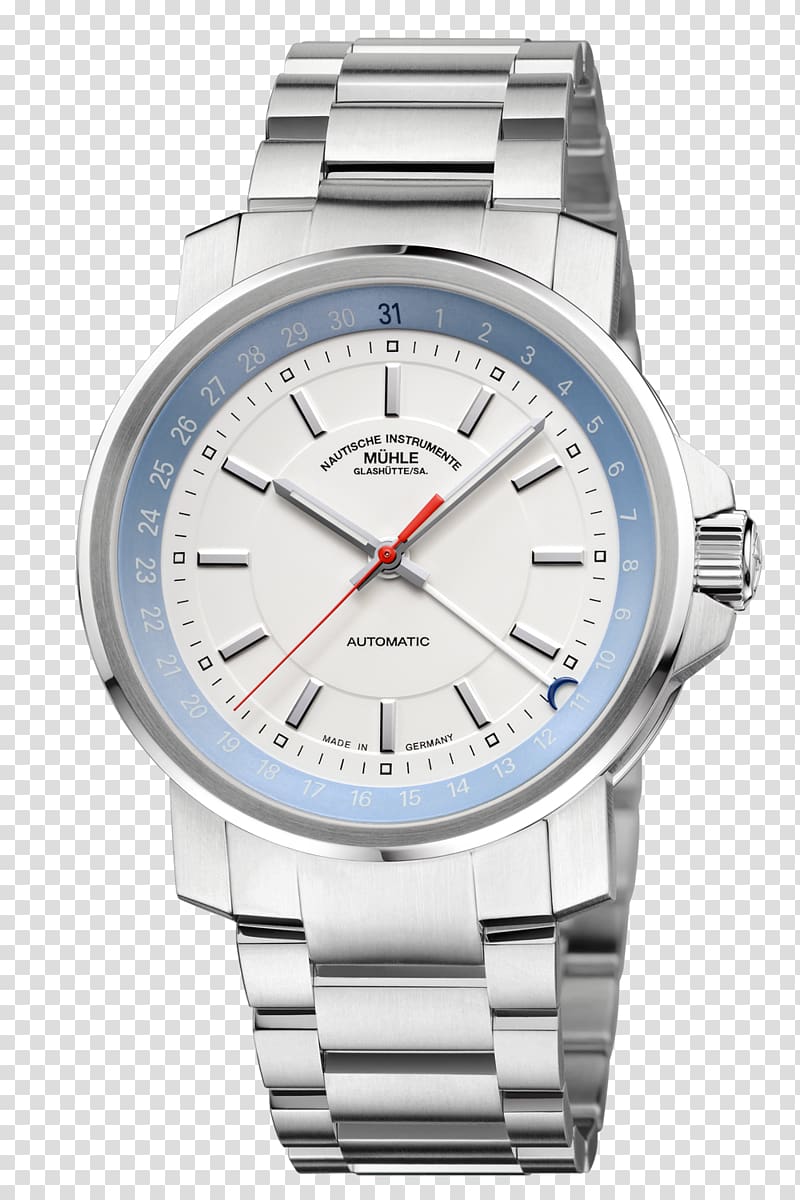 Nautische Instrumente Mühle Glashütte Automatic watch Glashütte Original, watch transparent background PNG clipart