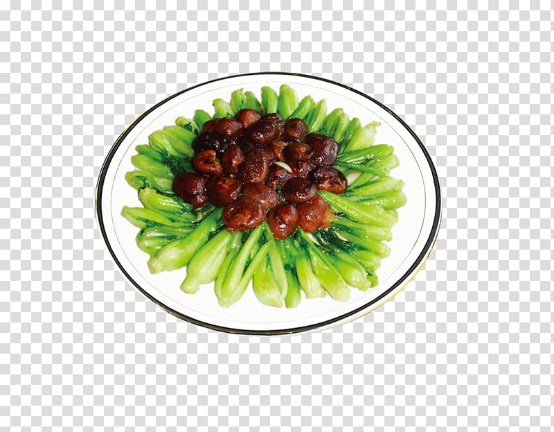 Zhajiangmian Vegetarian cuisine Lianzhou Side dish Choy sum, Dates cabbage transparent background PNG clipart