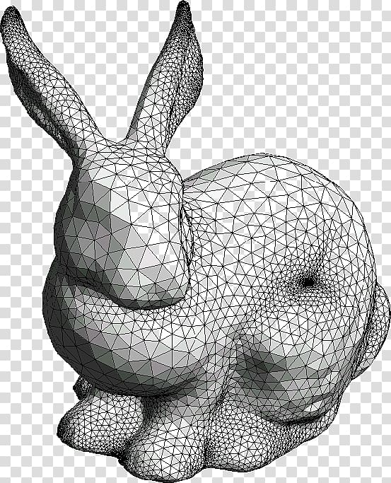 Stanford bunny Polygon mesh Computer Science Computer graphics Rabbit, rabbit transparent background PNG clipart