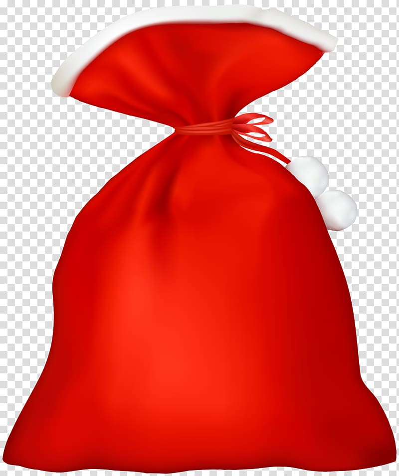 Santa Claus Bag , Santa transparent background PNG clipart