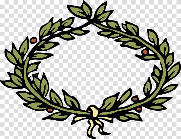 Laurel wreath , Olive Wreath transparent background PNG clipart