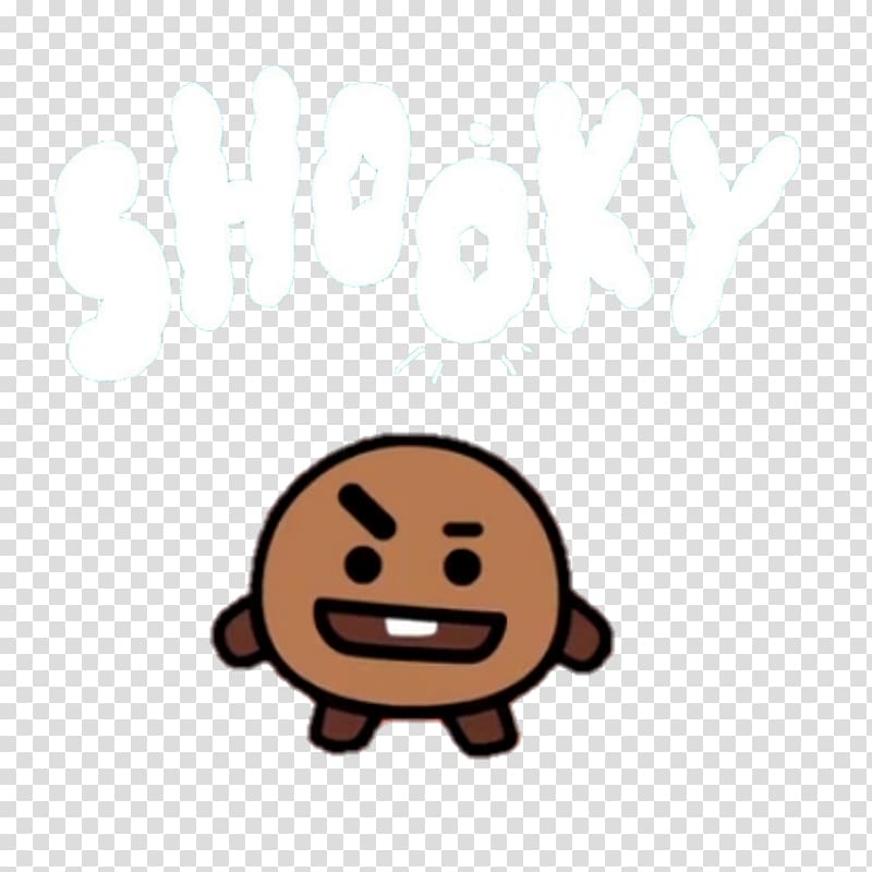 Shooky illustration, BTS Do it yourself Song Information Don't Leave Me, bt21 stickers transparent background PNG clipart