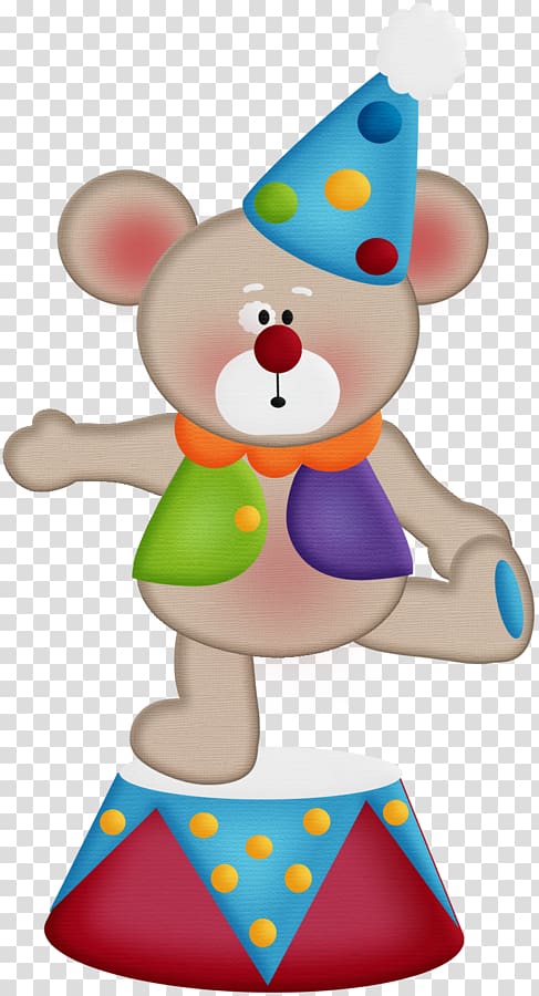 Bear Clowning Around Circus , Circus minus transparent background PNG clipart